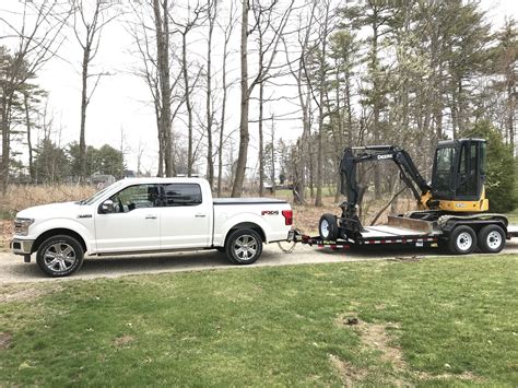 can an f250 tow a mini excavator|Does anyone tow a 10k.